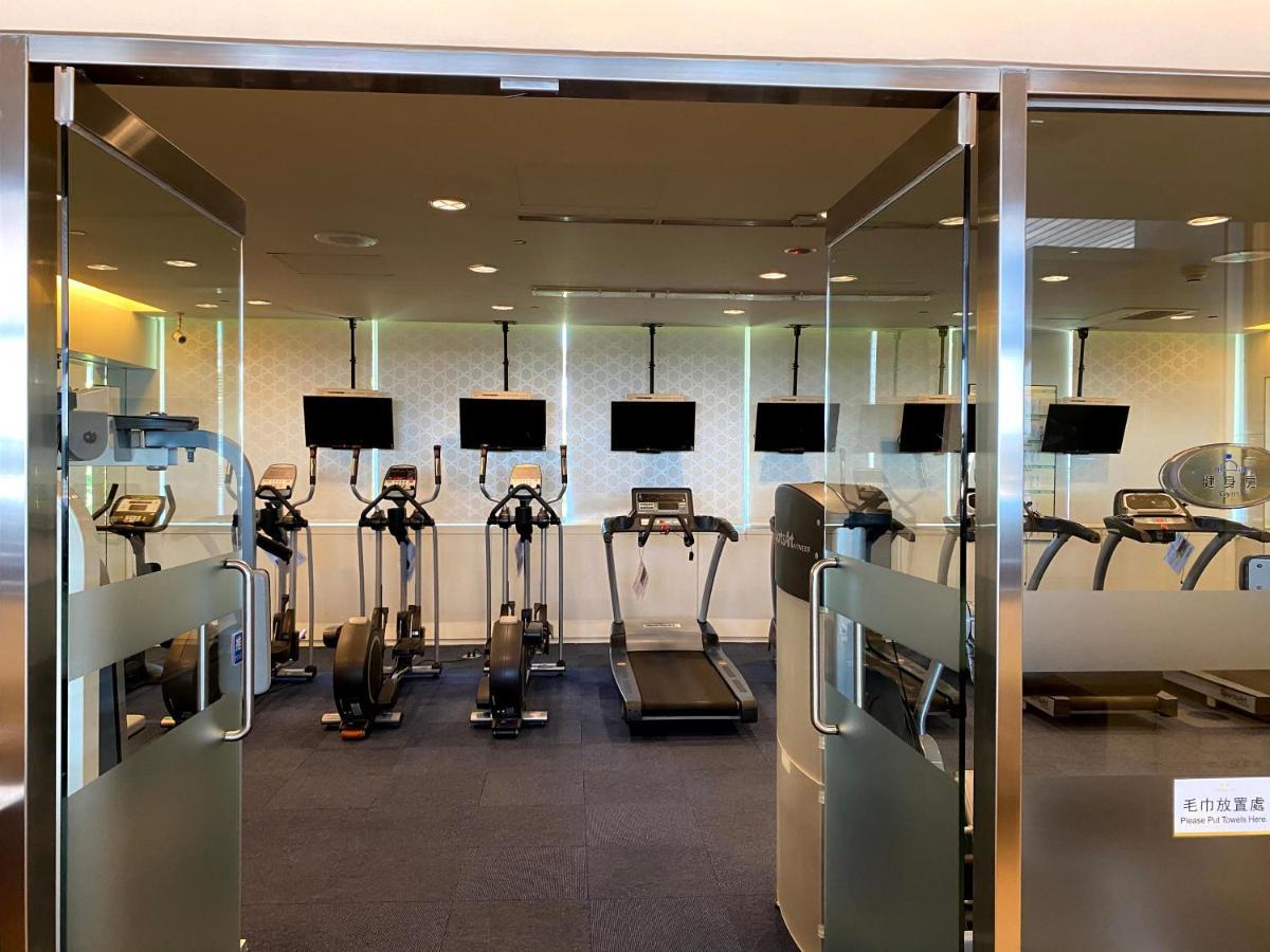 Evergreen Plaza Hotel - Tainan Eksteriør billede The gym at the lounge